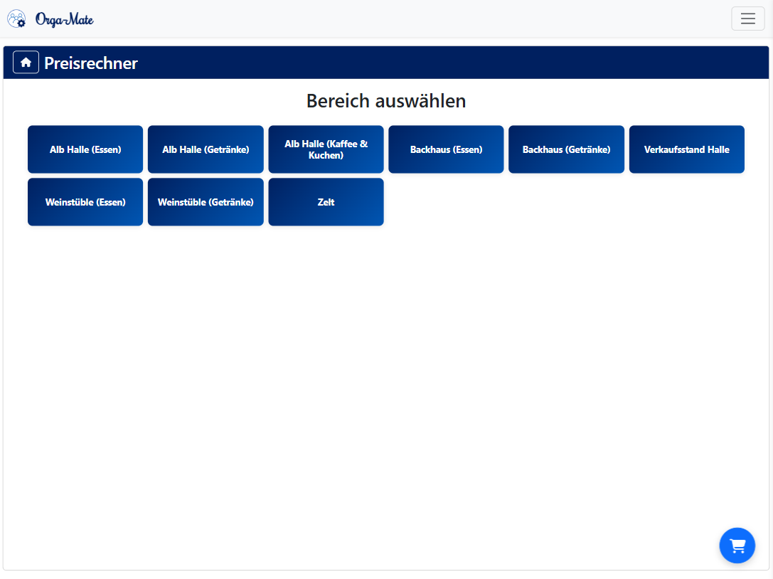 Preisrechner für Veranstaltungen